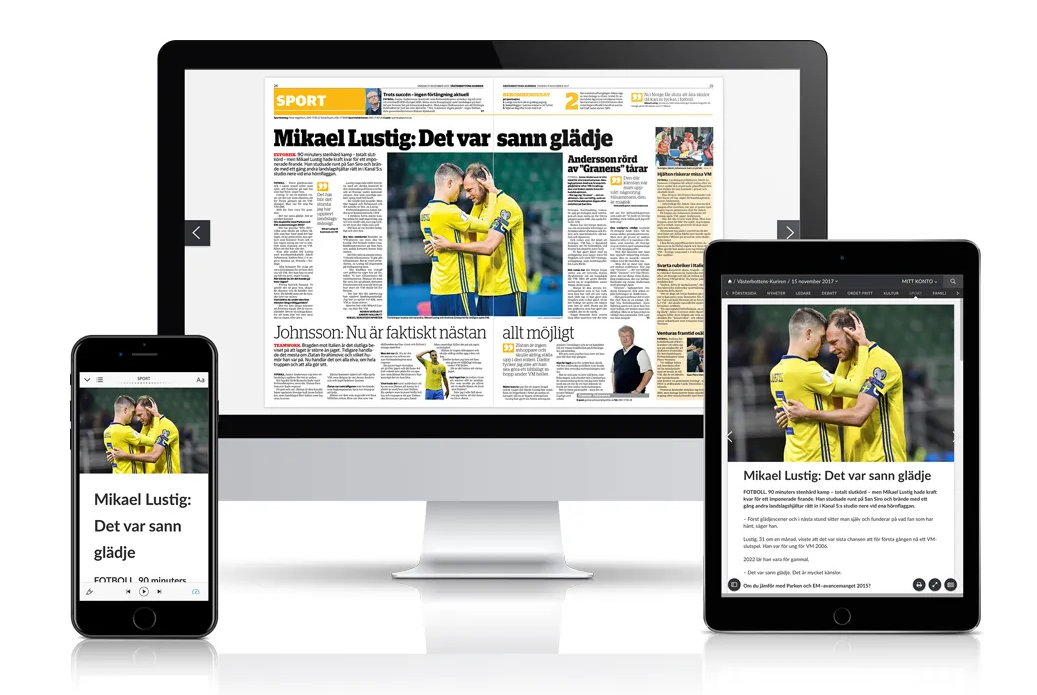 Lösningen för att skapa en digital tidning